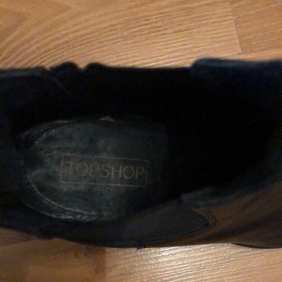 Topshop black ankle boots size 39 - Picture 4 of 4